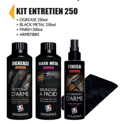 kit entretien 250 dgreaseblack metalfinish